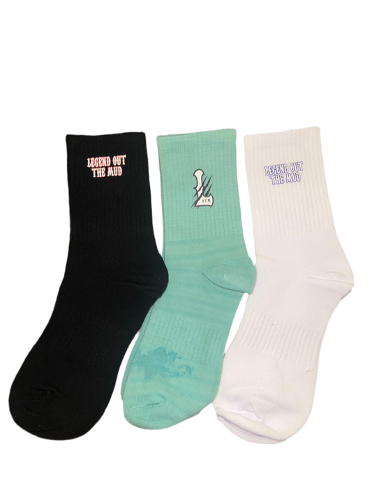 Two Tone Cosmo Socks